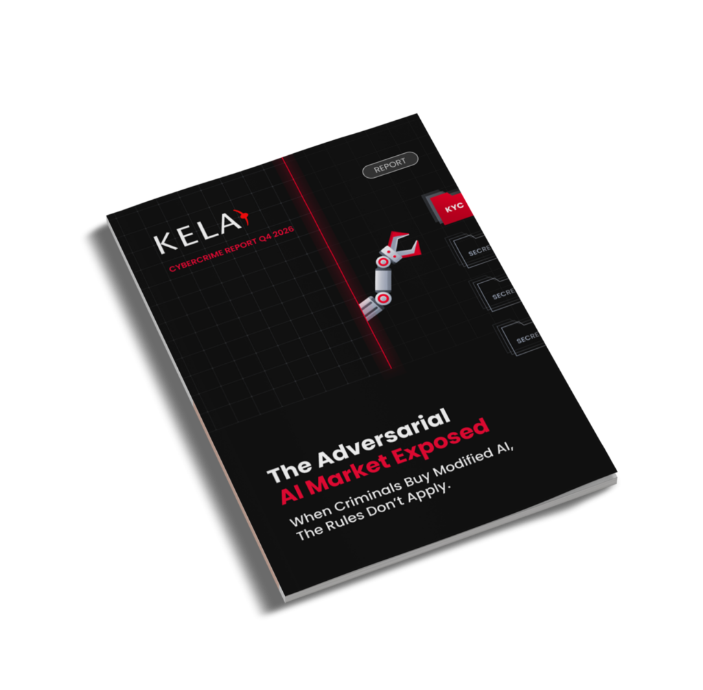 Cover of the KELA AI Cybercrime Report Q4 2026