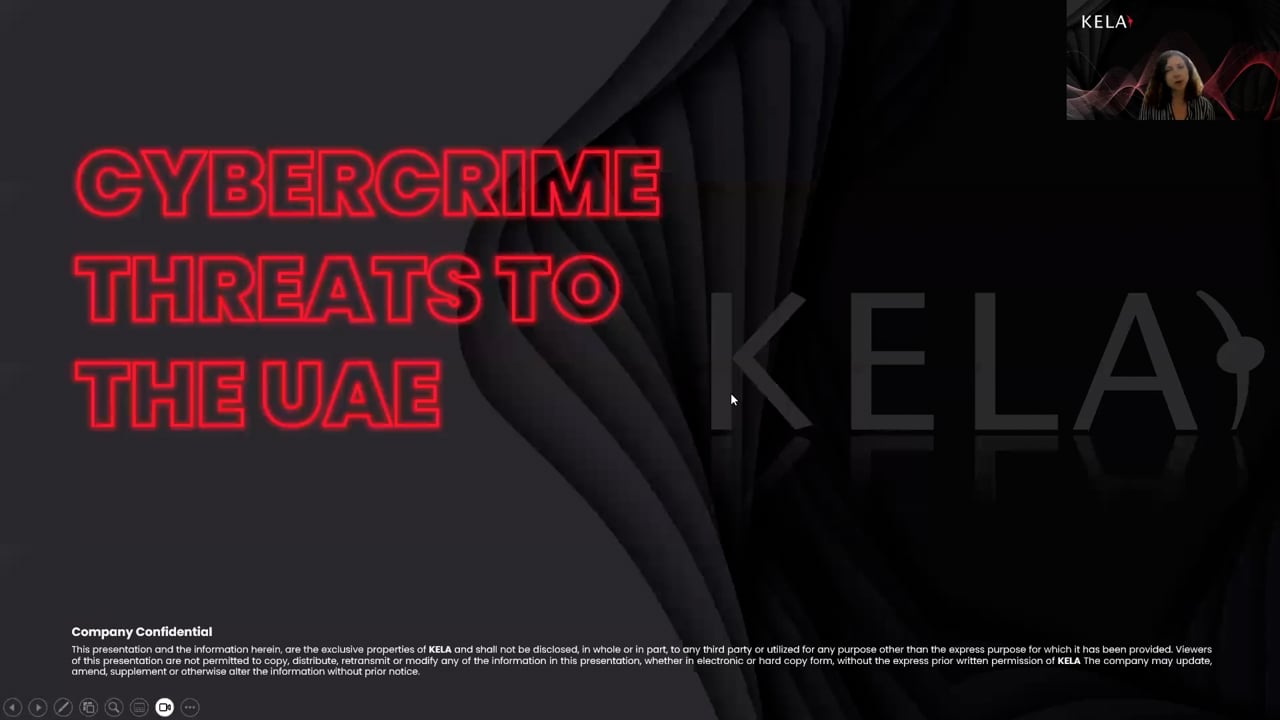 KELA on-demand webinar banner: The UAE & Cybercrime – How CTI Can Help You Stay Ahead of the Game, with Irina Nesterovsky