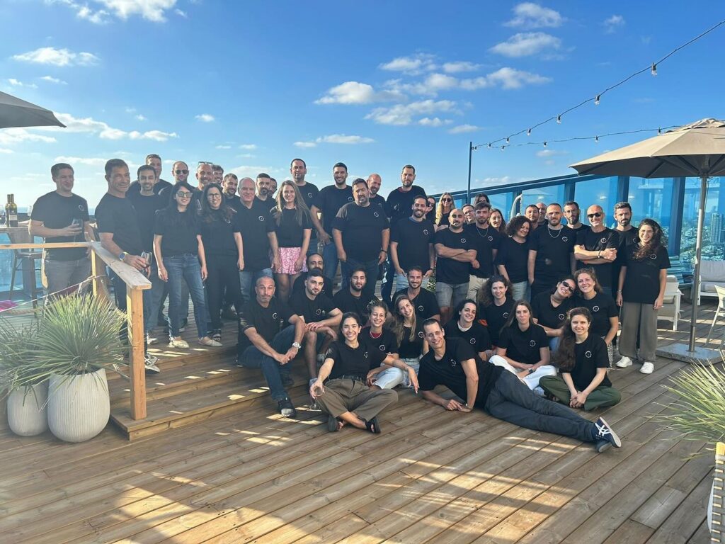 The KELA team on the office deck